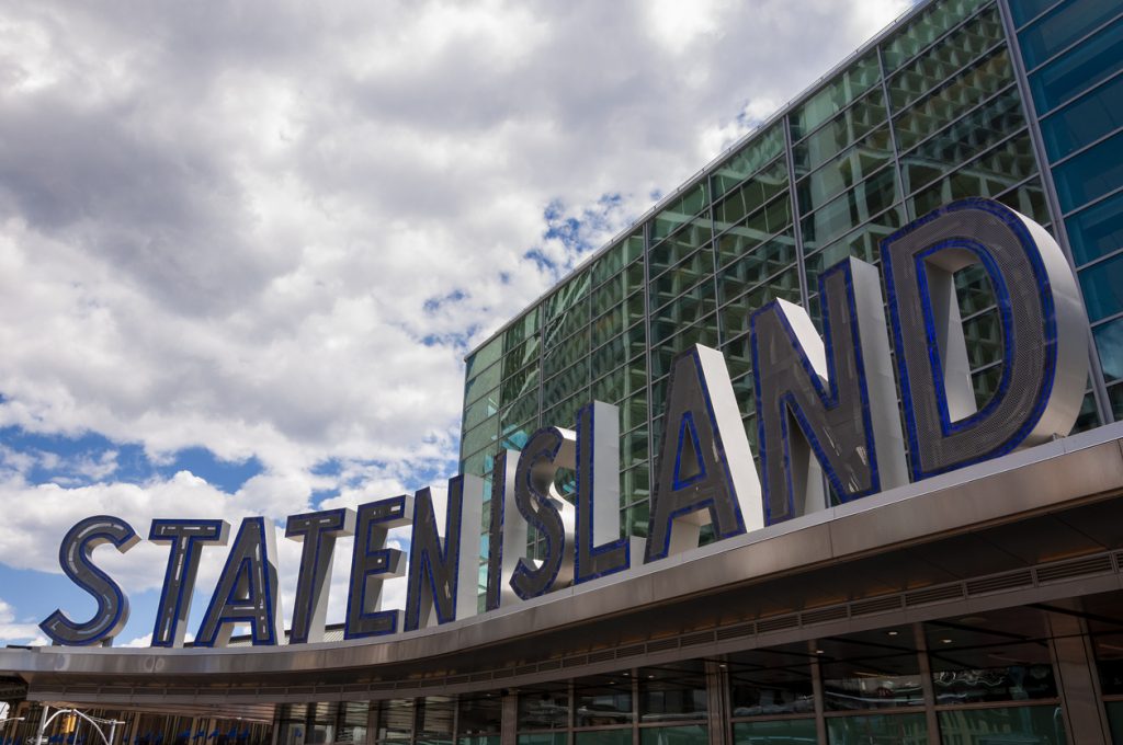 Sign over the Staten Island Ferry Terminal